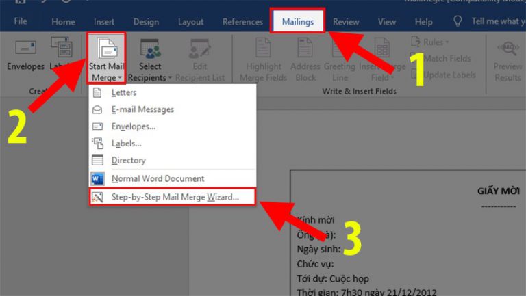 Cách dùng Mail Merge trong Outlook, Word gửi mail hàng loạt - Hệ thống ...